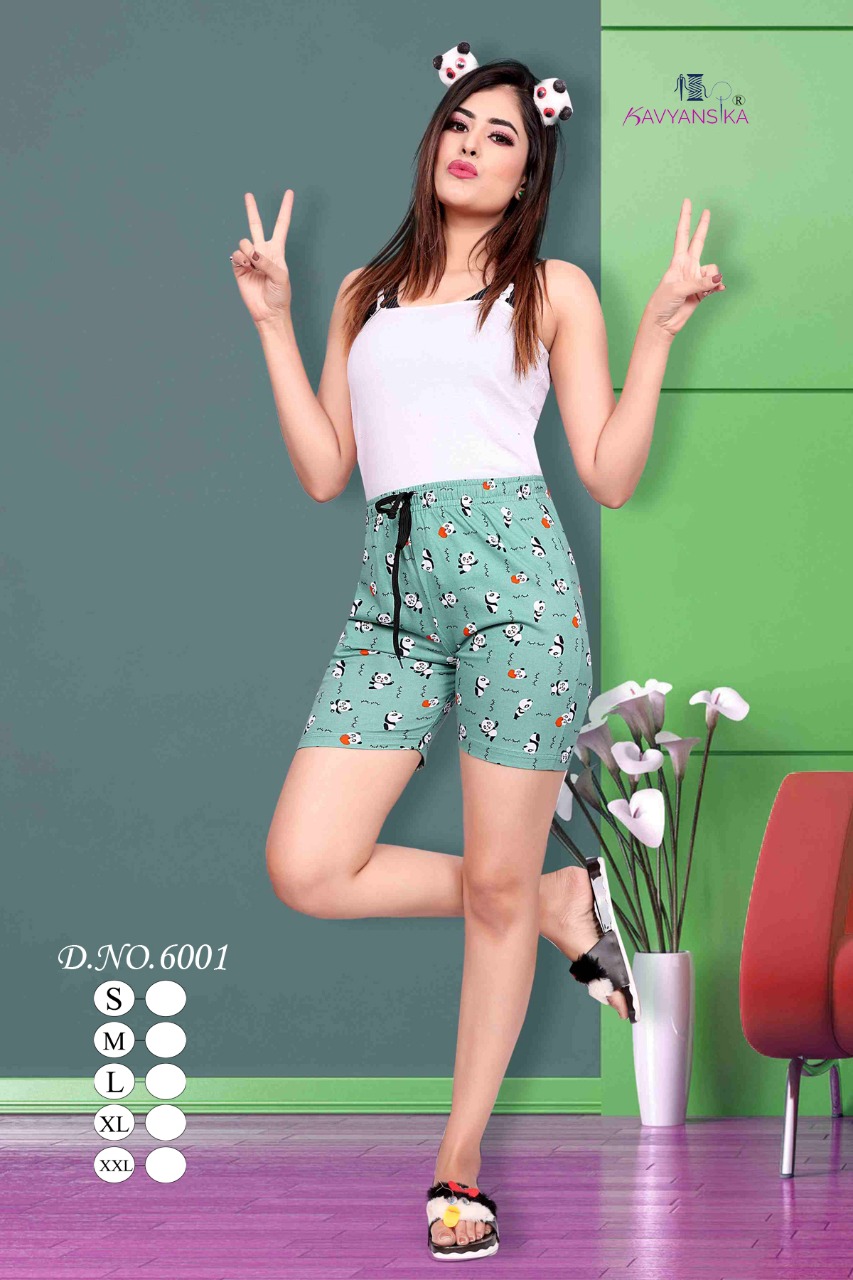 KAVYANSIKA PRINTEE SHORTS 6001 HOSIERY 