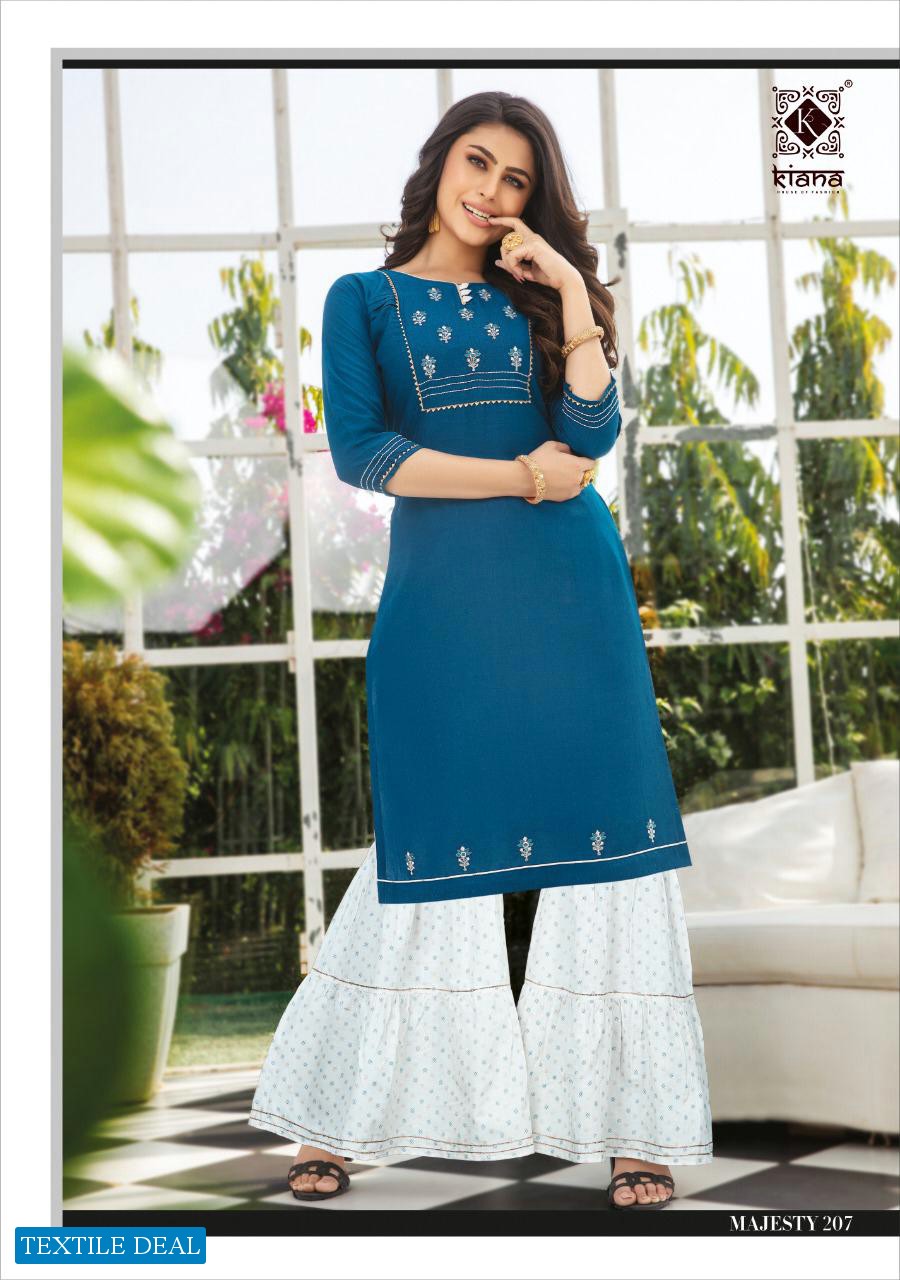 skirt plazo kurti