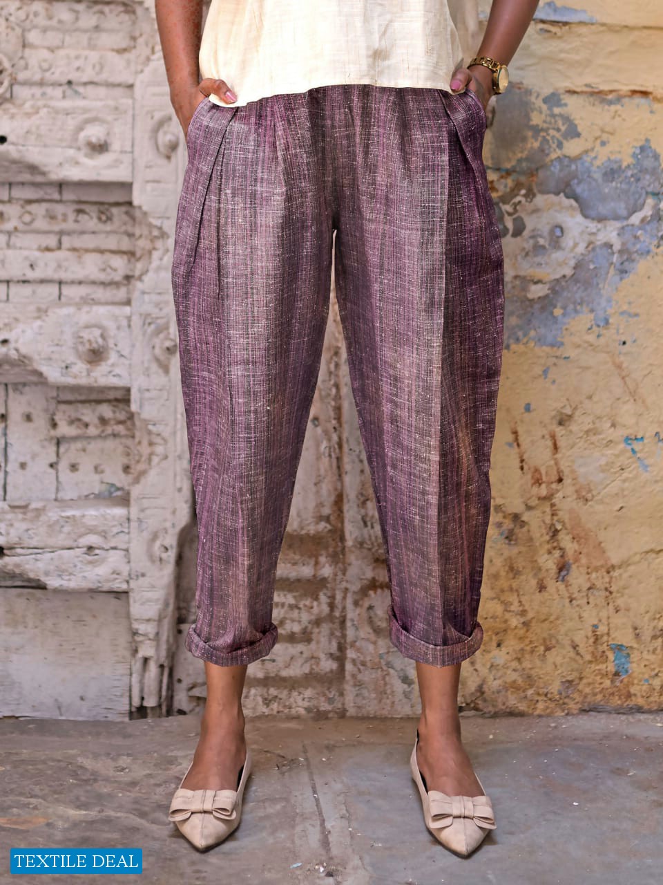 Khadi Casual pants Supplier Full Stitch 