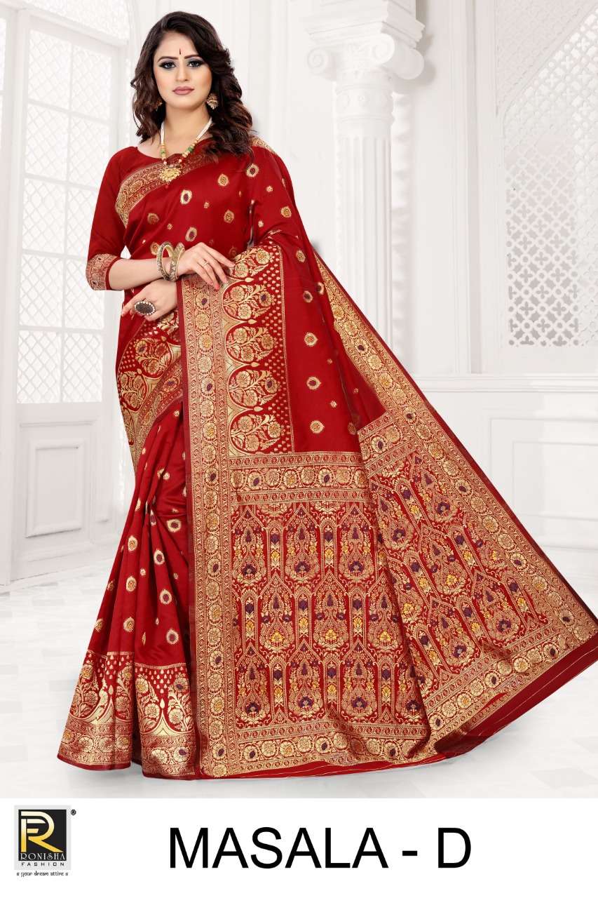MASALA BY RANJNA SAREE CASUAL WEAR SILK 