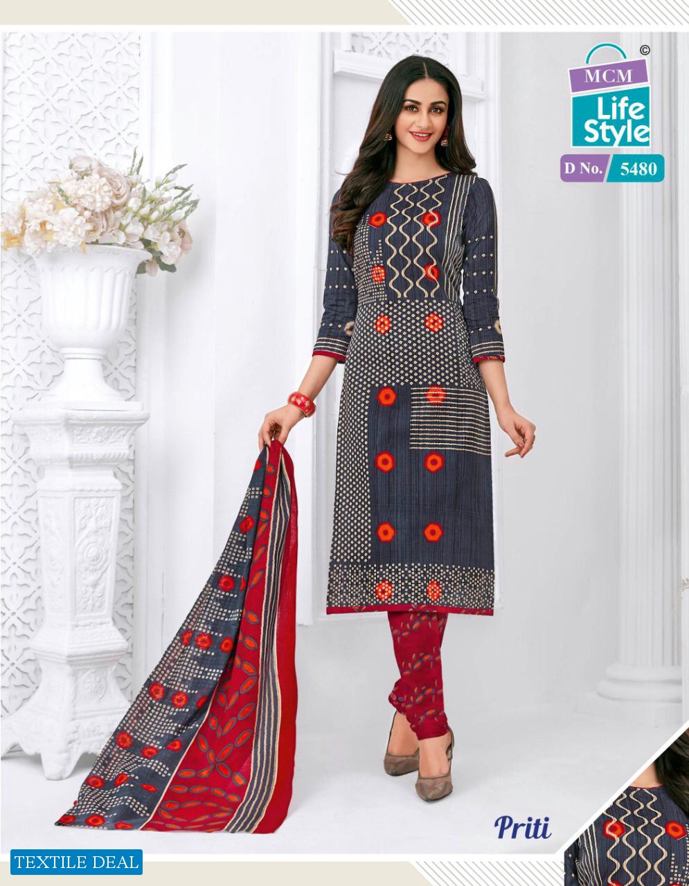 MCM LIFESTYLE PRITI VOL 3 COTTON DRESS MATERIALS FOR SUMMER WEAR