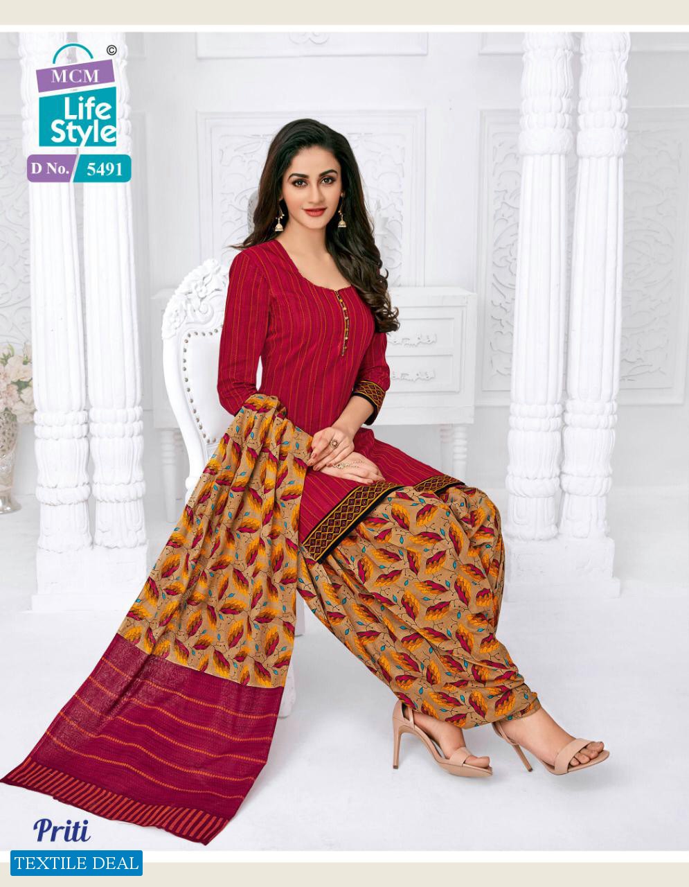 MCM LIFESTYLE PRITI VOL 3 COTTON DRESS MATERIALS FOR SUMMER WEAR
