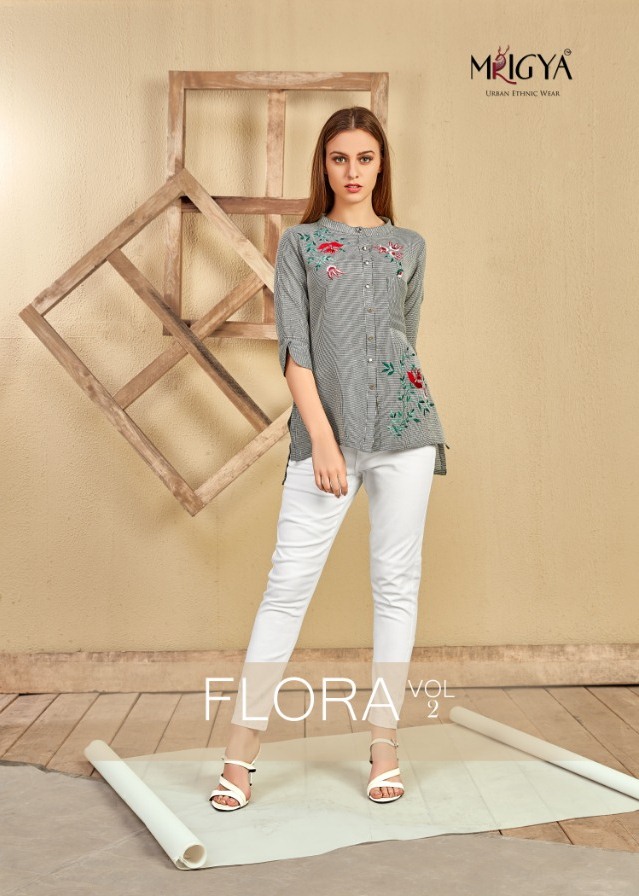 MRIGYA PRESENT FLORA VOL 2 COTTON SHORT 