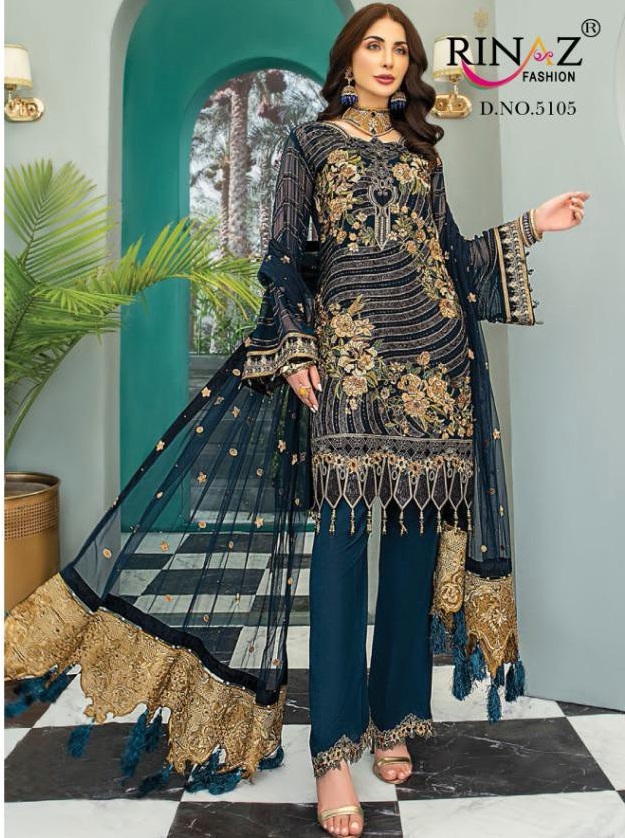 RINAZ MARYAMS GOLD VOL 8 GEORGETTE 