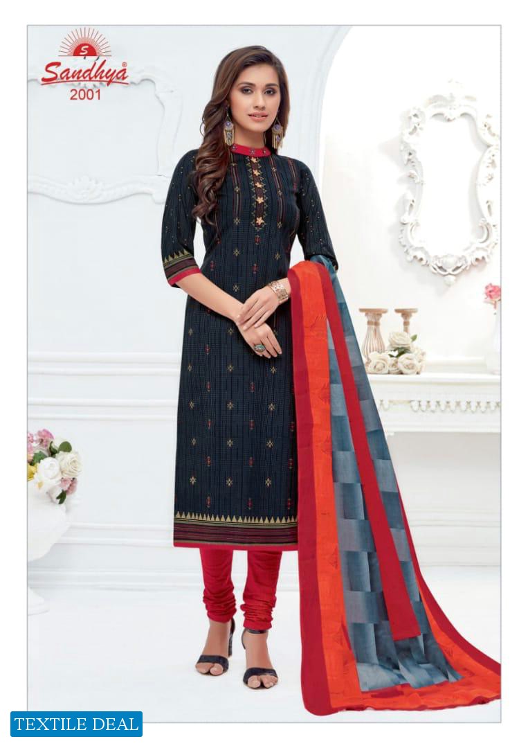 sandhya churidar materials