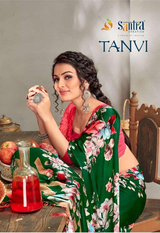 SANTRA CREATION TANVI SATIN GEORGETTE 