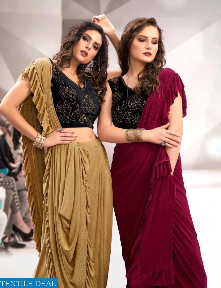 SAROJ FILMFARE READYMADE TO WEAR SAREE 