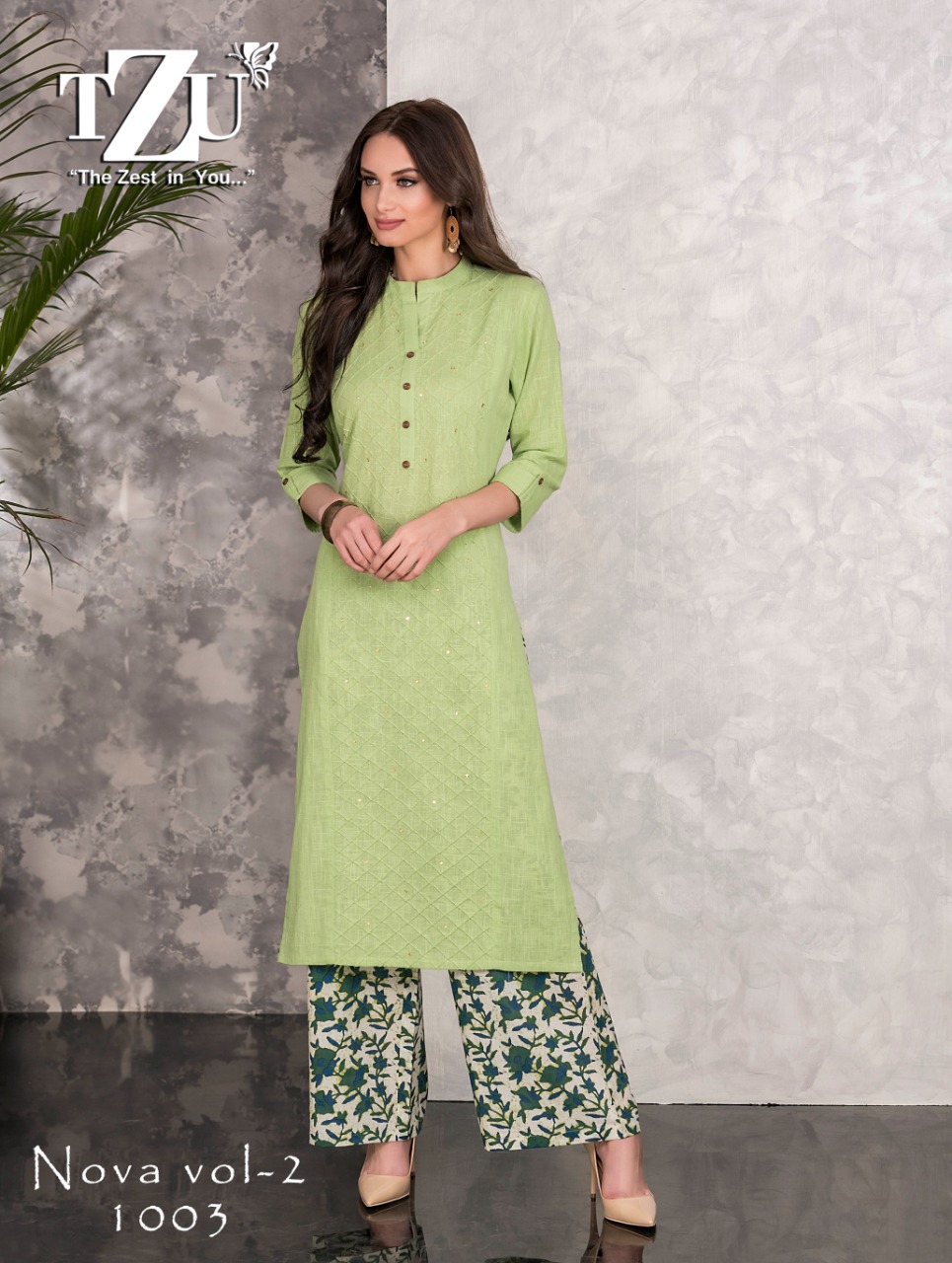 TZU NOVA VOL 2 COTTON KURTI WITH 